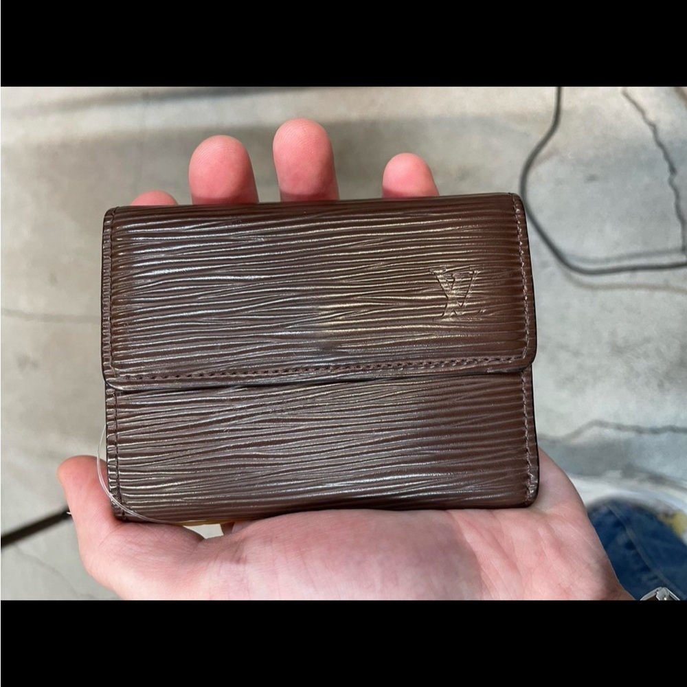 Louis Vuitton Epi Leather Brown Card Holder
